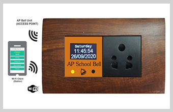 WiFi Automatic School Bell With QLED Display